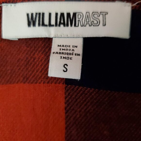 💥391 William Rast Atalia Plaid Raw Edge Boho Dress - Picture 3 of 10